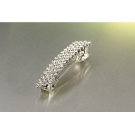 Štrasová spona oblá 